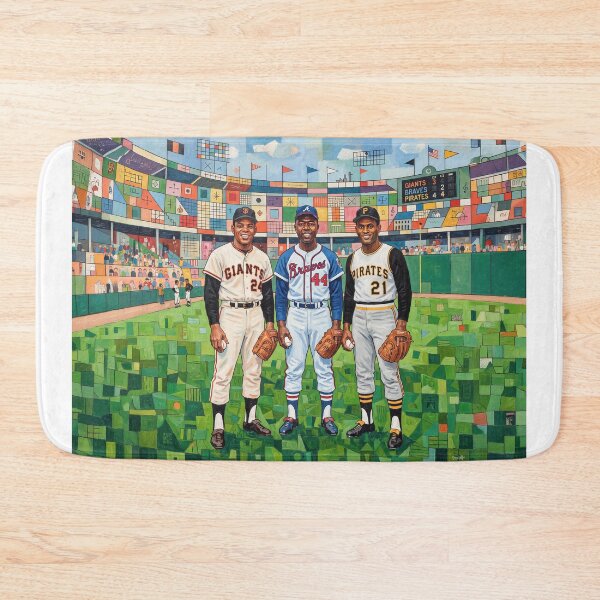 Item preview, Mays Aaron Clemente Baseball's All Star Trio designed and sold by Home Decor Art.