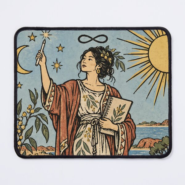 Item preview, The Creator Tarot Card – Mystical Vintage Celestial Artist Witch Aesthetic designed and sold by JOOKDesign.