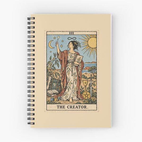 Item preview, The Creator Tarot Card – Mystical Vintage Celestial Artist Witch Aesthetic designed and sold by JOOKDesign.