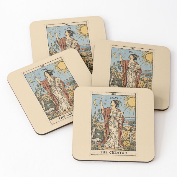 Item preview, The Creator Tarot Card – Mystical Vintage Celestial Artist Witch Aesthetic designed and sold by JOOKDesign.