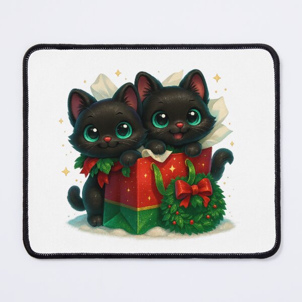 Item preview, Cute Kittens in Christmas Gift Bag designed and sold by PrintCreations9.