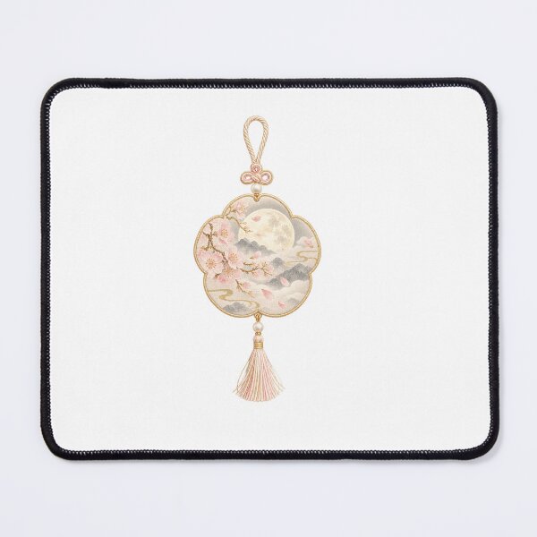 Item preview, Sakura Moon Japanese Charm Motif Sticker designed and sold by LuminaKage.