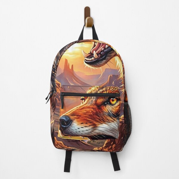 Item preview, Desert Coyote - Fantasy Wildlife Art designed and sold by Lucid Dream Pixel.