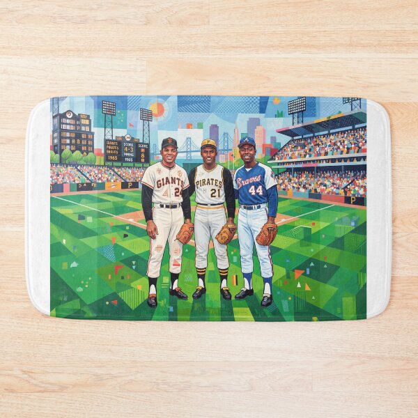Item preview, Mays Aaron Clemente Baseball's All Star Trio designed and sold by Home Decor Art.