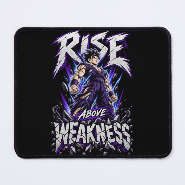 Item preview, Rise Above Weakness – Anime Motivational Warrior Design designed and sold by ArtisticHeart21.