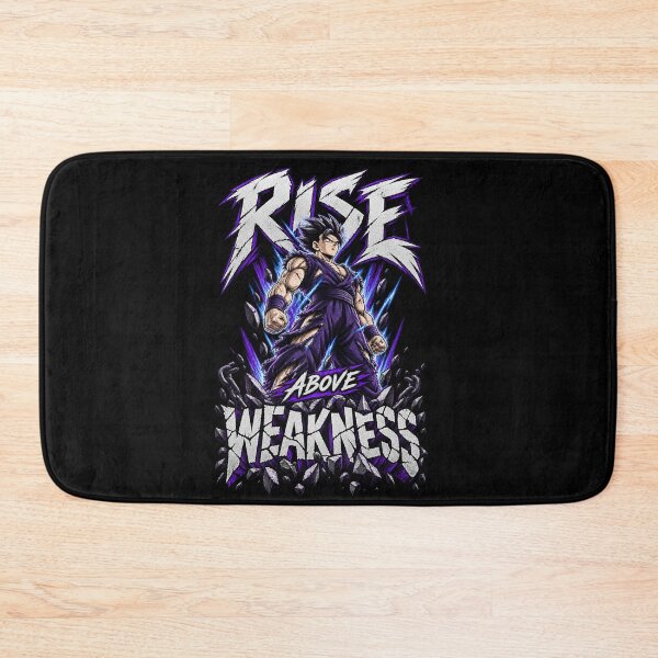 Item preview, Rise Above Weakness – Anime Motivational Warrior Design designed and sold by ArtisticHeart21.