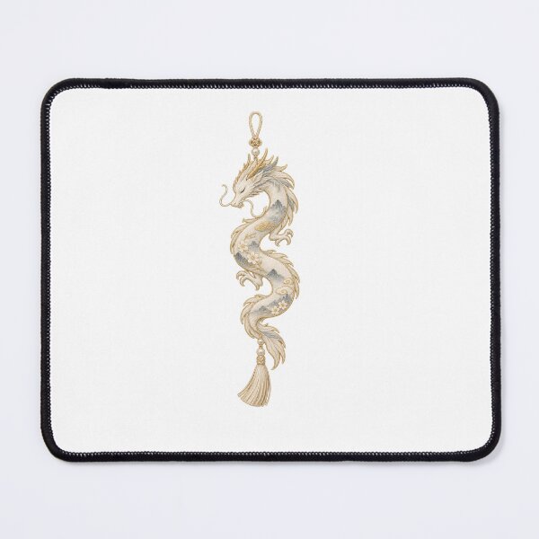 Item preview, Dragon Silhouette Japanese Omamori Style Charm Motif designed and sold by LuminaKage.
