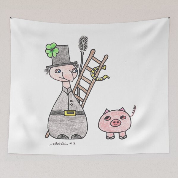 Item preview, Schornsteinfeger, Glücksschwein, viel Glück, Chimney sweep, lucky pig, good luck designed and sold by Anke‘s Bazaar.