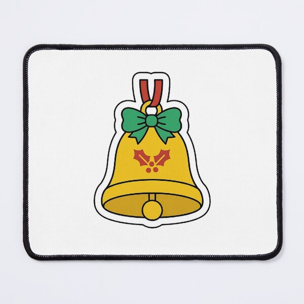 Item preview, Holiday Bell Ring - Cute Christmas Metal Sticker designed and sold by SimpleP.
