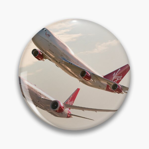 Item preview, Virgin Atlantic 747 And 787 Formation Illustration designed and sold by Skyframe Aviation.