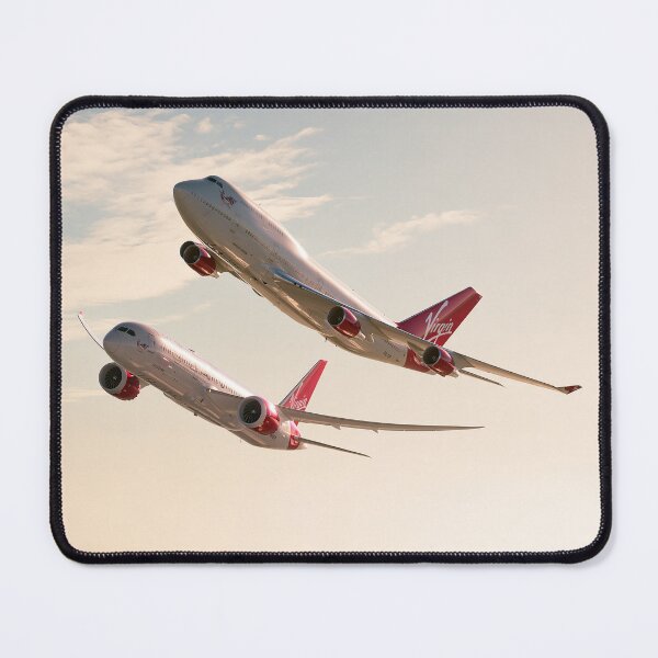 Item preview, Virgin Atlantic 747 And 787 Formation Illustration  designed and sold by Skyframe Aviation.