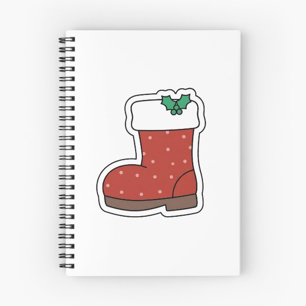 Item preview, Cozy Santa Boot - Cute Holiday Footwear Sticker designed and sold by SimpleP.