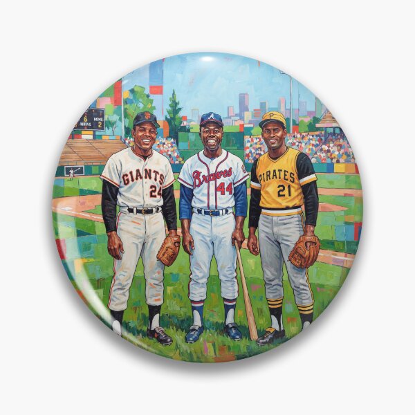 Item preview, Mays Aaron Clemente Baseball's All Star Trio designed and sold by Home Decor Art.