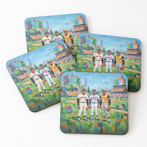 Item preview, Mays Aaron Clemente Baseball's All Star Trio designed and sold by Home Decor Art.