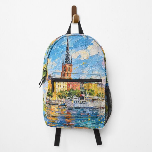 Item preview, A painting of Stockholm, Sweden – A Beautiful city in Europe. designed and sold by GalleryKauffeld.