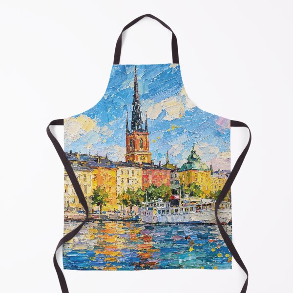 Item preview, A painting of Stockholm, Sweden – A Beautiful city in Europe. designed and sold by GalleryKauffeld.