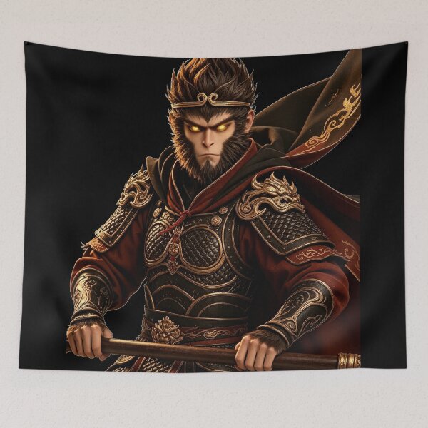 Item preview, Sun Wukong Monkey King Fiery Eyes Portrait designed and sold by DigArtis.