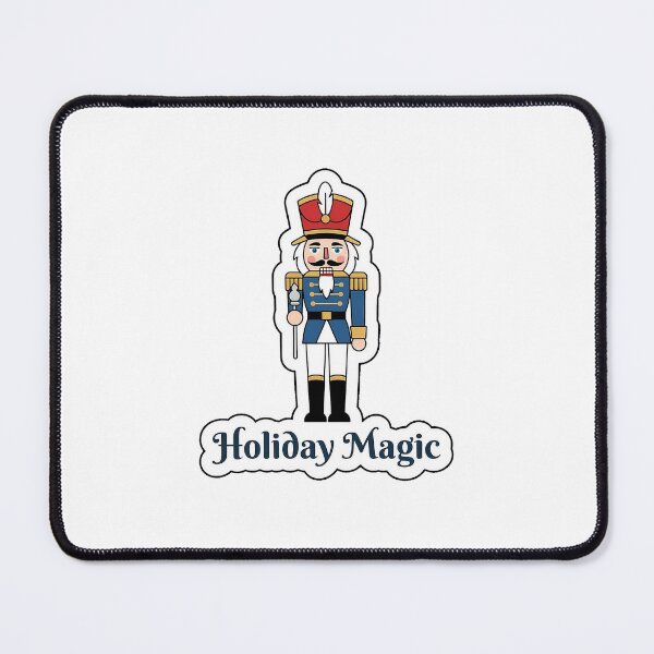 Item preview, Holiday Magic Nutcracker - Cute Christmas Soldier Typography Sticker designed and sold by SimpleP.