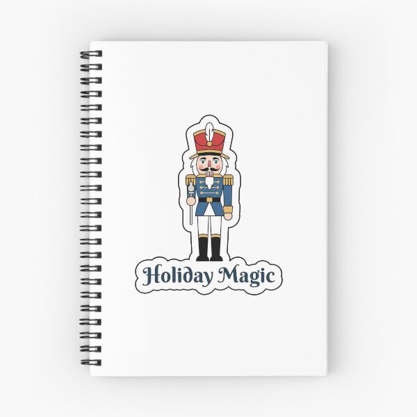 Item preview, Holiday Magic Nutcracker - Cute Christmas Soldier Typography Sticker designed and sold by SimpleP.