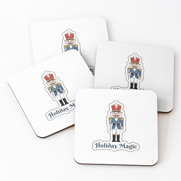 Item preview, Holiday Magic Nutcracker - Cute Christmas Soldier Typography Sticker designed and sold by SimpleP.