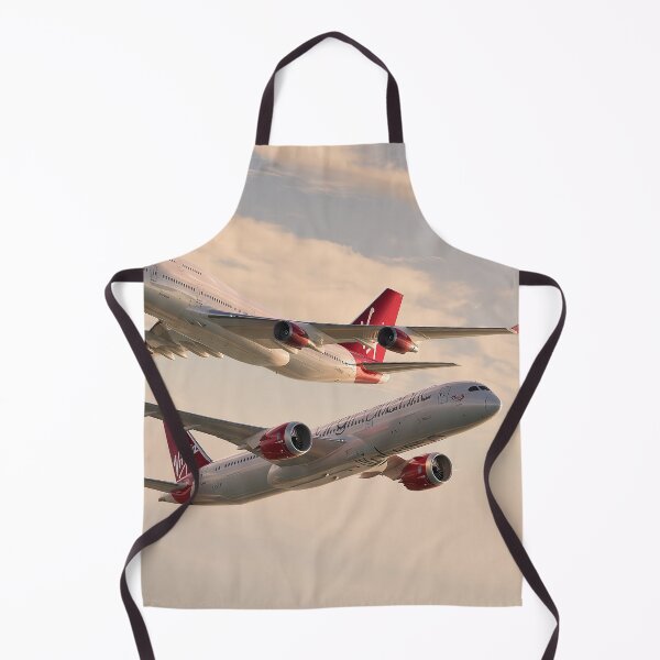 Item preview, Virgin Atlantic 747 And Dreamliner Skies Illustration  designed and sold by Skyframe Aviation.