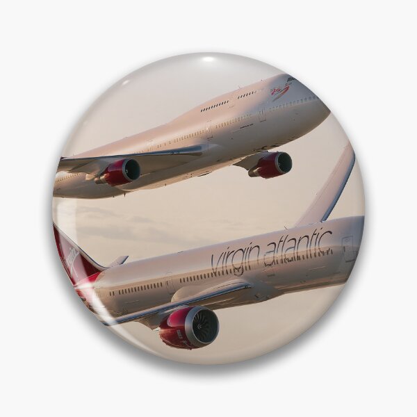 Item preview, Virgin Atlantic Wings Through The Clouds Aviation Illustration designed and sold by Skyframe Aviation.