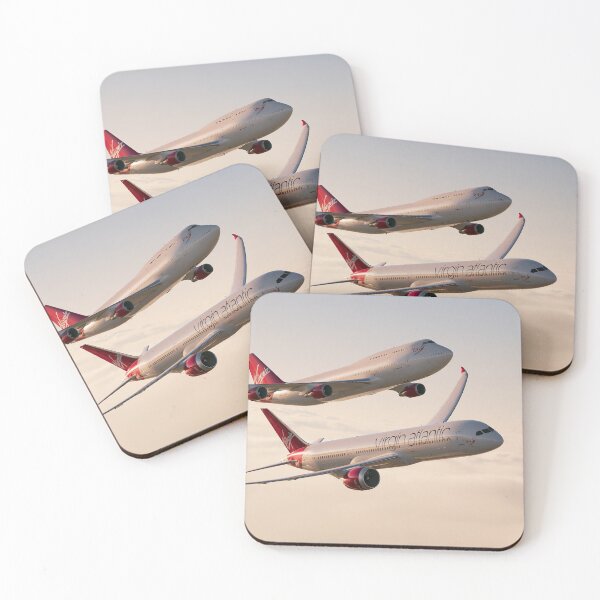 Item preview, Virgin Atlantic Wings Through The Clouds Aviation Illustration  designed and sold by Skyframe Aviation.