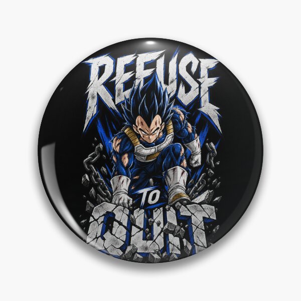 Item preview, Refuse To Quit– Anime Motivational Warrior Design designed and sold by ArtisticHeart21.