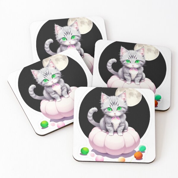 Item preview, Candy Ribbon Kitten Night designed and sold by For-Cat.