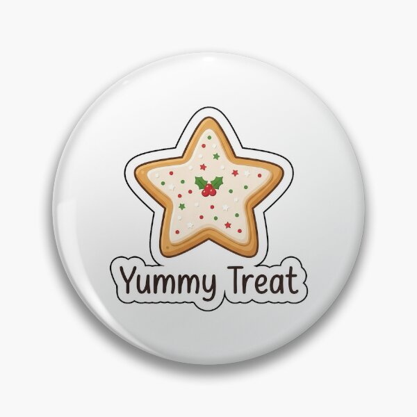Item preview, Yummy Treat Christmas Cookie - Cute Holiday Typography Sticker designed and sold by SimpleP.