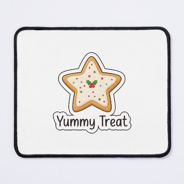 Item preview, Yummy Treat Christmas Cookie - Cute Holiday Typography Sticker designed and sold by SimpleP.