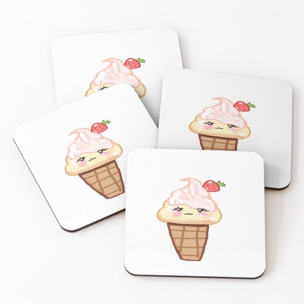 Item preview, Lindo helado de fresa con crema dulce designed and sold by Rainbowland123.
