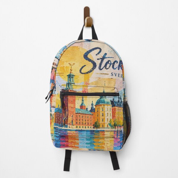 Item preview, A painting of Stockholm, Sweden – A Beautiful city in Europe. designed and sold by GalleryKauffeld.