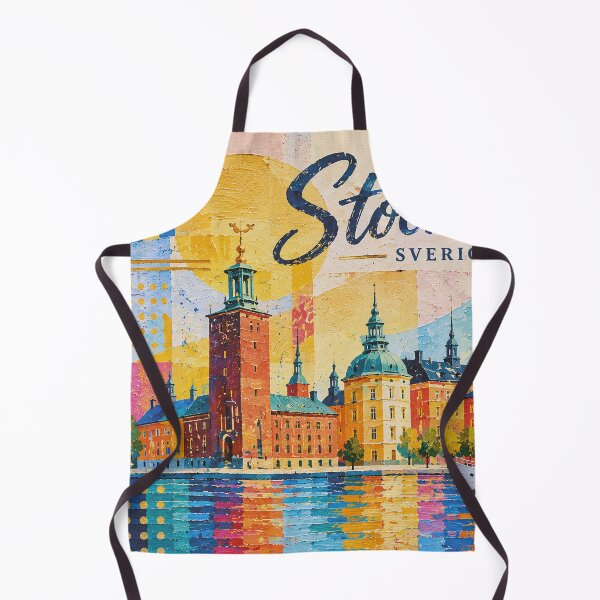 Item preview, A painting of Stockholm, Sweden – A Beautiful city in Europe. designed and sold by GalleryKauffeld.