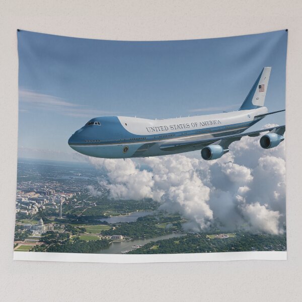 Item preview, Fotografía de aviación del Air Force One sobre Washington designed and sold by Skyframe Aviation.
