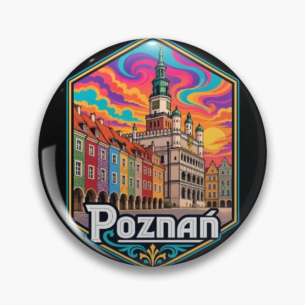 Item preview, Poznan City Poland Trippy Travel designed and sold by TomFrontierArt.