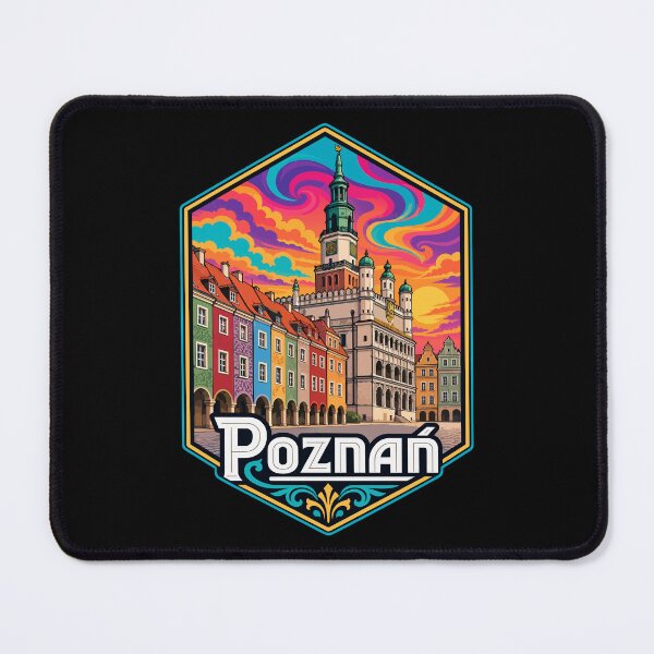 Item preview, Poznan City Poland Trippy Travel designed and sold by TomFrontierArt.
