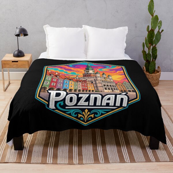 Item preview, Poznan City Poland Trippy Travel designed and sold by TomFrontierArt.