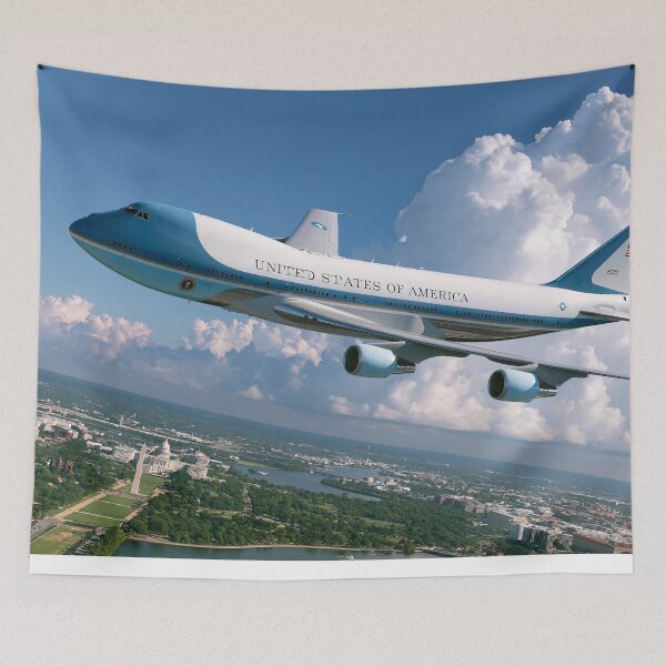 Item preview, Fotografía de aviación del vuelo presidencial del Air Force One designed and sold by Skyframe Aviation.