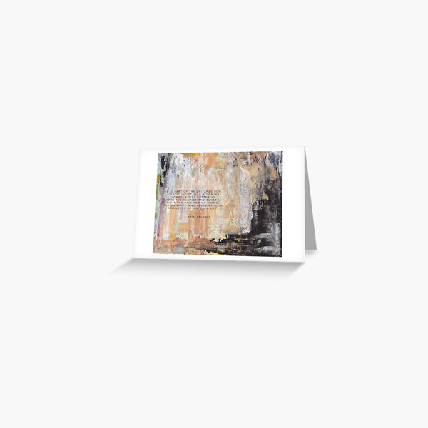 He is a part of the universe now, a shooting star Greeting Card