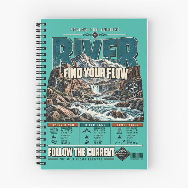 Item preview, RIVER — FOLLOW THE CURRENT designed and sold by KrungiT Design .