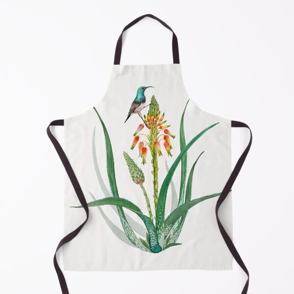 Item preview, Handmade Sunbird and aloe painting designed and sold by Leanne Nowell.