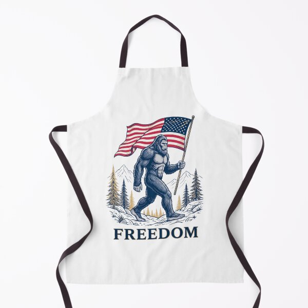 Item preview, Bigfoot American Flag Freedom Patriotic Sasquatch USA Mountain Forest Cryptid Fourth Of July Independence Day Outdoor Design designed and sold by 519xdesign.