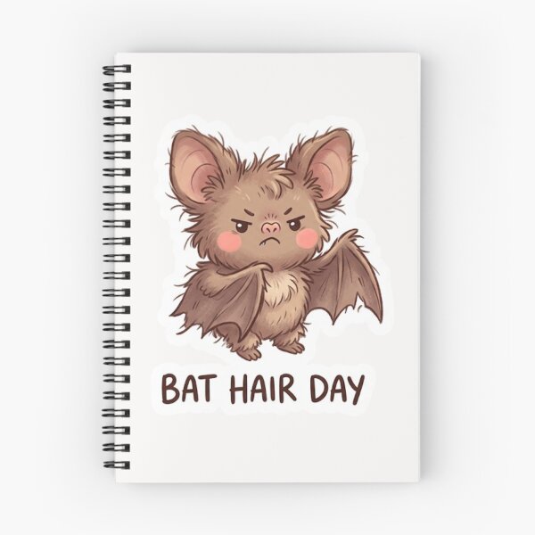 Item preview, Bat Hair Day Cute Halloween Bat Sticker designed and sold by Cerys-GS.