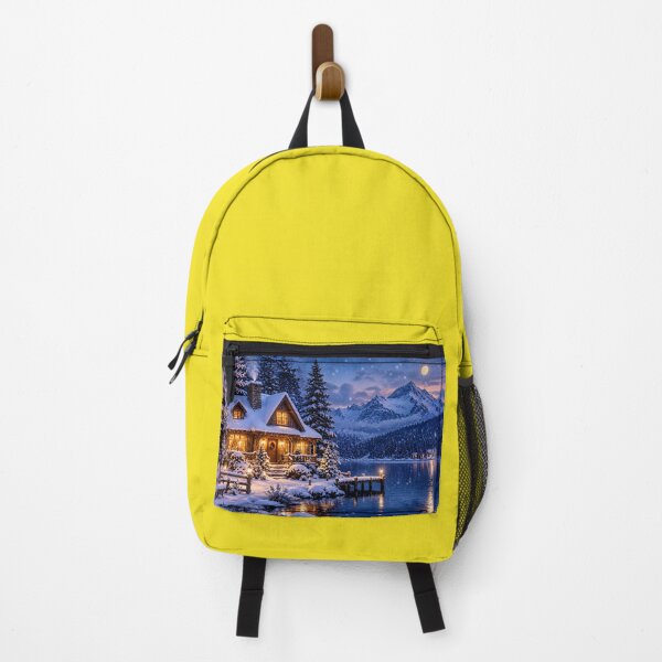 Item preview, Cozy Winter Cabin by Mountain Lake designed and sold by MagicCrystal.