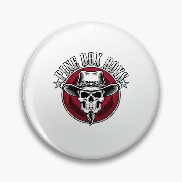 Item preview, Dark Americana outlaw cowboy skull emblem for fans of western gothic, rebel country, and vintage biker style. designed and sold by Designart68.