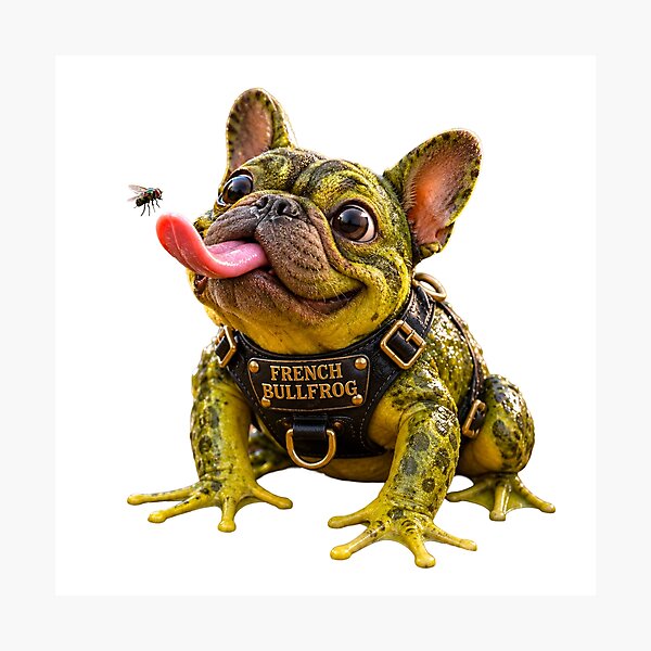 Item preview, Frenchie BullFrog, designed and sold by SmARTNiki.