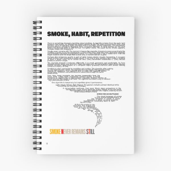 Item preview, Smoke typography poster designed and sold by HaruDsigns.