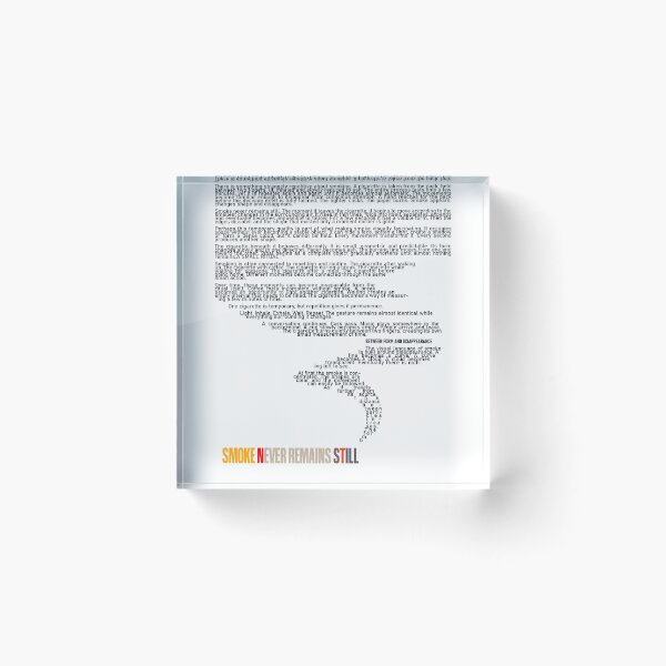 Item preview, Smoke typography poster designed and sold by HaruDsigns.