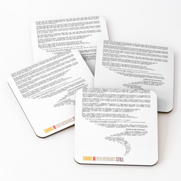 Item preview, Smoke typography poster designed and sold by HaruDsigns.